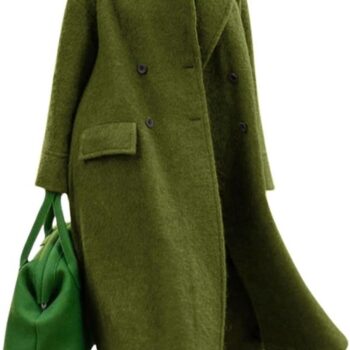 Women d Long Winter Coats Warm Wool Blend Pea Trench Coat Overcoat