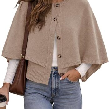 Cropped Open Front Cardigan Sweater